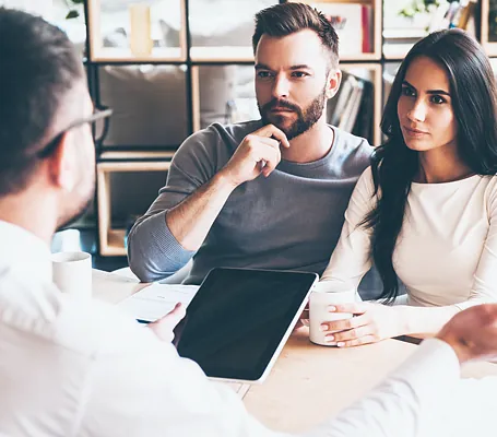 Couple Meeting with an Accountant